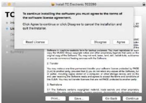 TC ELECTRONIC TC2290 NATIVE - Installazione su un Mac - 3
