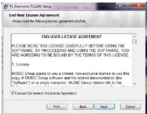 TC ELECTRONIC TC2290 NATIVE - Instalación en una PC - 2