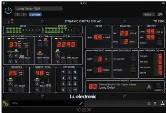 TC ELECTRONIC TC2290 NATIVE - Contrôles primaires et secondaires - 1