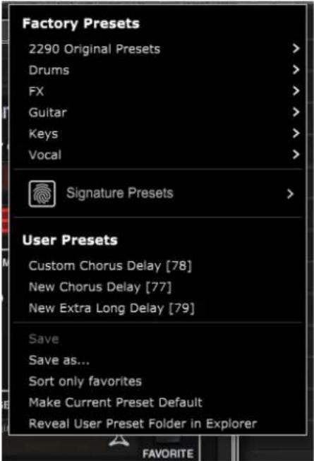 TC ELECTRONIC TC2290 NATIVE - Preconfigurations - 3