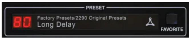 TC ELECTRONIC TC2290 NATIVE - PRESET - 1