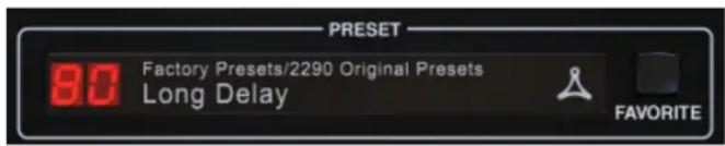 TC ELECTRONIC TC2290 NATIVE - PRESET - 1