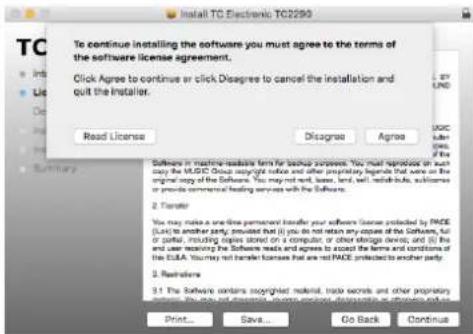 TC ELECTRONIC TC2290 NATIVE - Instalación en una Mac - 3