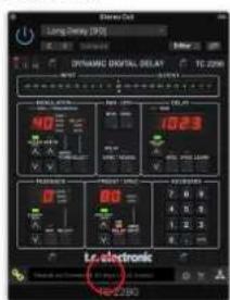 TC ELECTRONIC TC2290 NATIVE - Activation when you have purchased the NATIVE version - 7