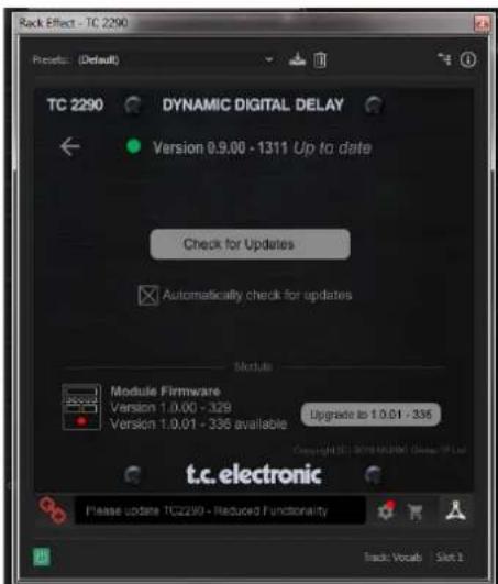 TC ELECTRONIC TC2290 NATIVE - Software-updates hardware-eenheid (optioneel) - 1