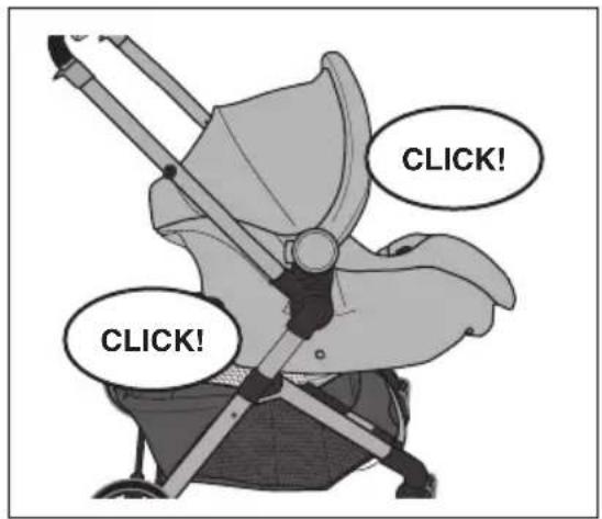 Evenflo Pivot Xpand - Using your Stroller with the Recommended Infant Car Seats - 2