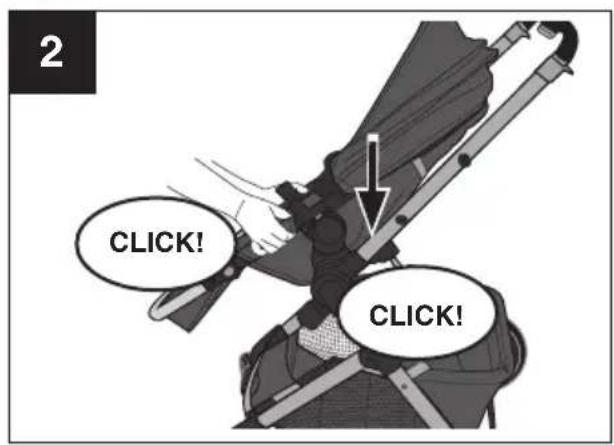 Evenflo Pivot Xpand - Assembling Your Stroller - Toddler Seat Mode - 2
