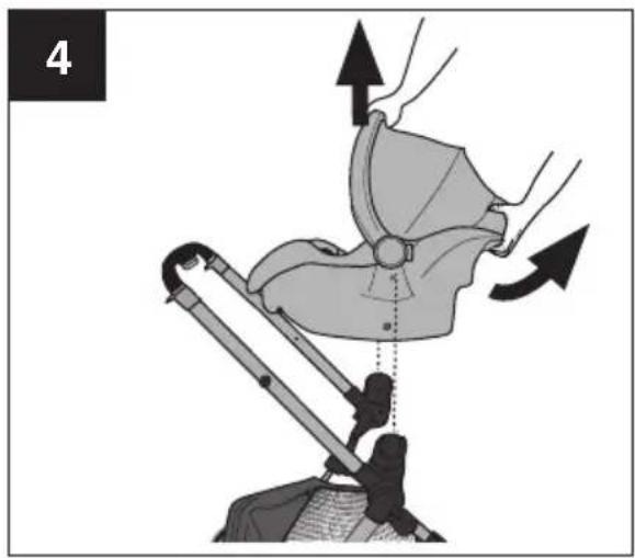 Evenflo Pivot Xpand - Using your Stroller with the Recommended Infant Car Seats - 4