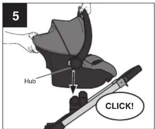 Evenflo Pivot Xpand - There are 2 seating mount positions: - 2