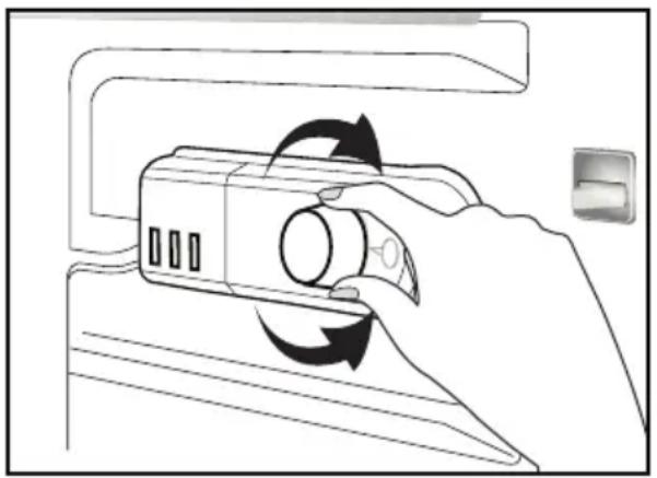GRUNDIG BU1154HCN - Botón de ajuste del termostato - 1