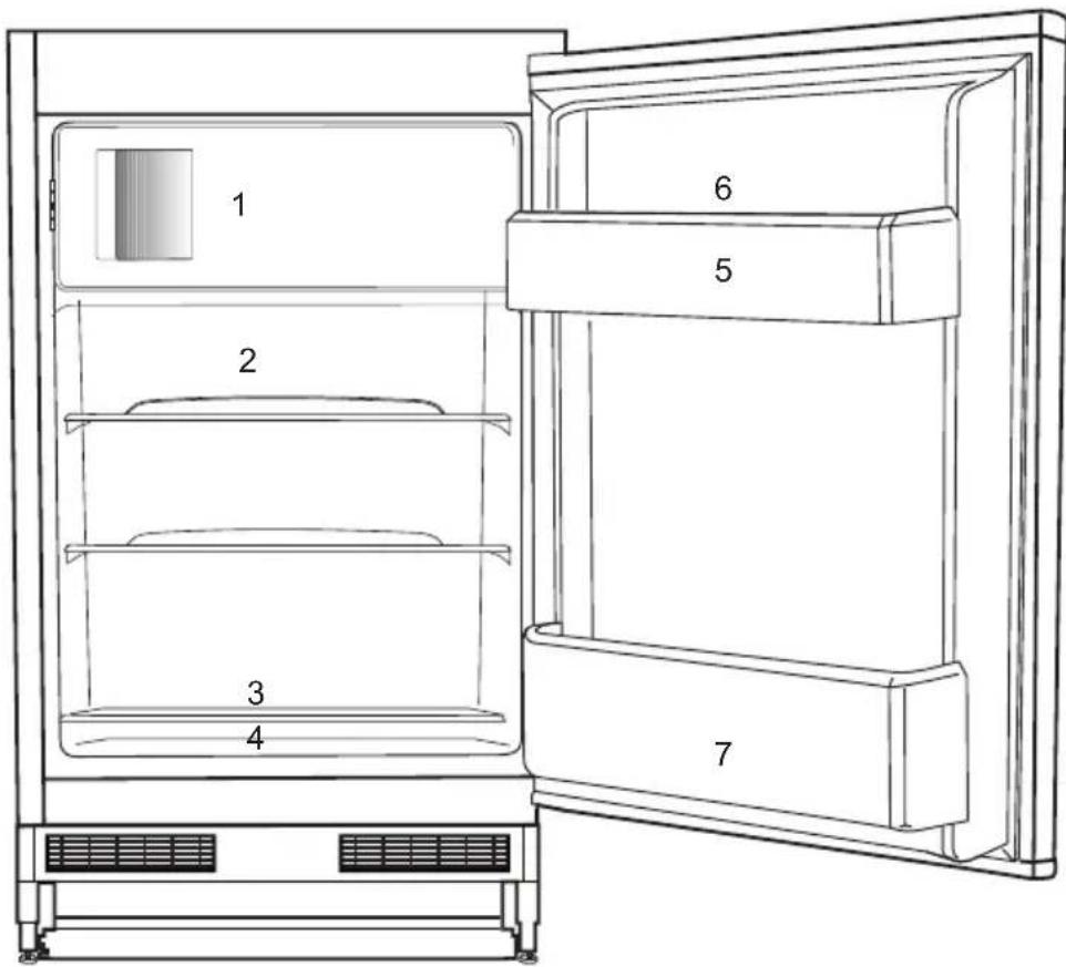 GRUNDIG BU1154HCN - seu frigorífico - 1