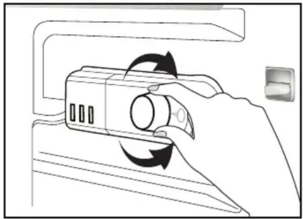 GRUNDIG BU1154HCN - Botão de ajustedo termóstato - 1