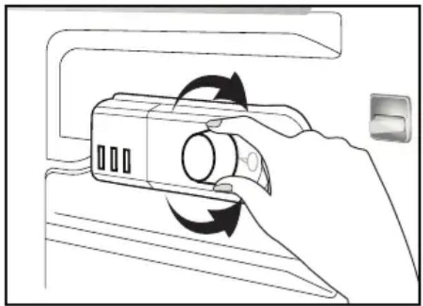 GRUNDIG BU1154HCN - Termostatinställningsknapp - 1
