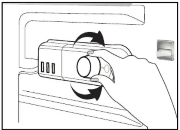 GRUNDIG BU1154HCN - Bouton de réglage du thermostat - 1