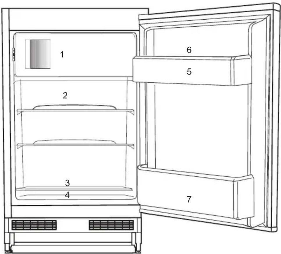 GRUNDIG BU1154HCN - Kjøleskapet - 1