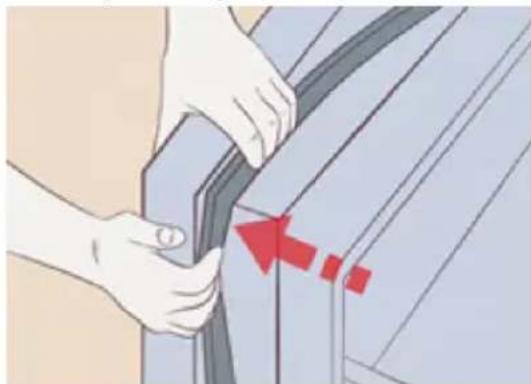 ELECTROLUX LLI9VE54X0 - Per col·locar la junta de la porta - 2