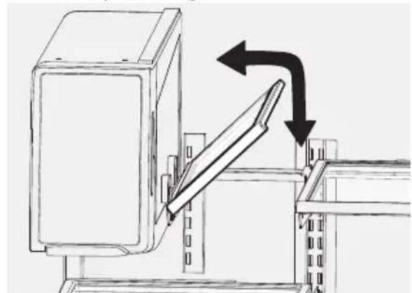 ELECTROLUX LLI9VE54X0 - Per ajustar un prestatge abatible: - 1