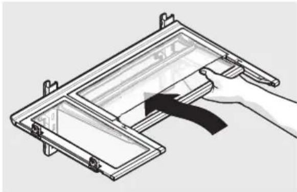 ELECTROLUX LLI9VE54X0 - Pour régler une clayette rabattable/escamotable : - 1