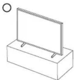 SAMSUNG QE65Q60DAU - Précautions à prendre lors de l'installation du téléviseur sur un support - 1