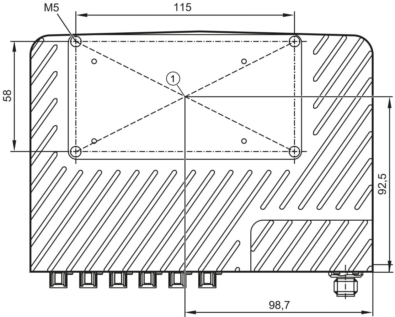 IFM OVP811 - Koordinatensystem - 1