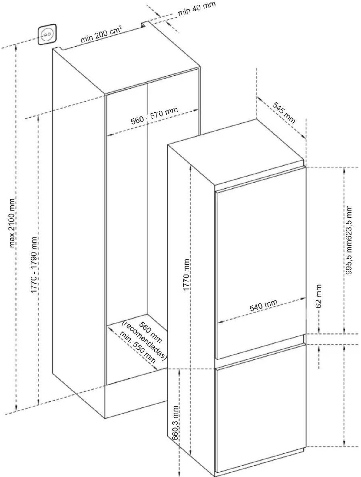 BARAZZA 1FCE6I - Dimensiones - 1