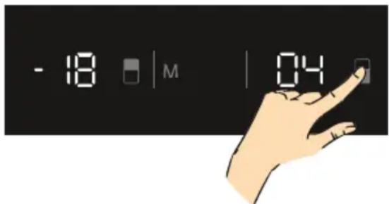 BARAZZA 1FCE6I - Definições de Temperatura do Refrigerador - 1