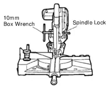 HITACHI C 10FSHPS - SAW BLADE MOUNTING AND DISCOUNTING - 2