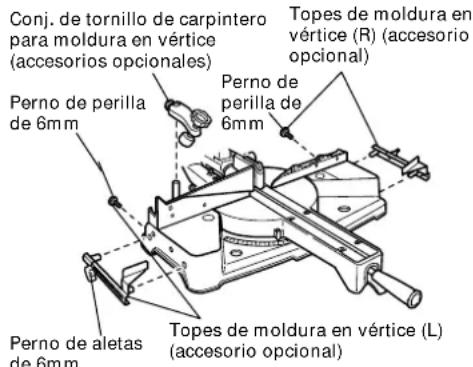 HITACHI C 10FSHPS - Método de corte de moldura en vertic sin inclinar la hoja de sierra - 1