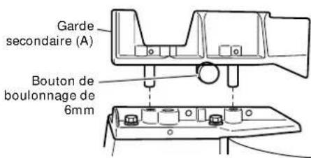 HITACHI C 10FSHPS - Verification de l'utilisation de la garde seconde (A) ... (Accessoire en option) - 1