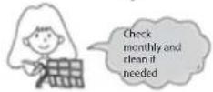 HOTPOINT HW18HN2DAA - Cleaning the Front Cover - 2