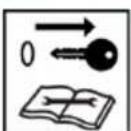 AL-KO TCS 2500 - Symbols on the machine - 7
