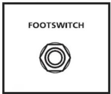 Hartke GT100C - Uso de la toma Footswitch y del bucle de efectos - 2