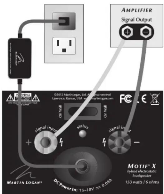 Martin Logan Motif X - AC Power Connection - 2