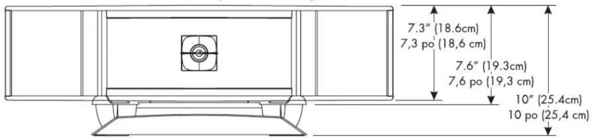 Martin Logan Motif X - Dimensions: On Stand - 2