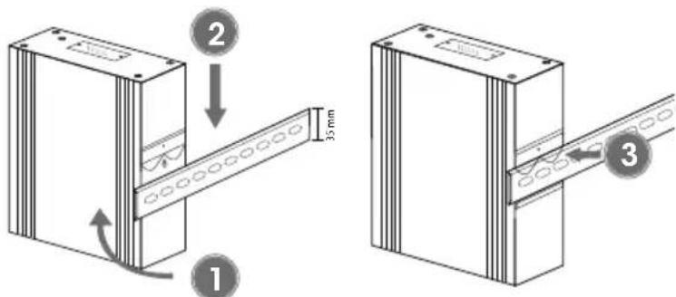 Intellinet 508322 - Installatione su guida DIN - 1