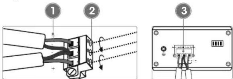 Intellinet 508322 - B—Installazione morsettiera - 1