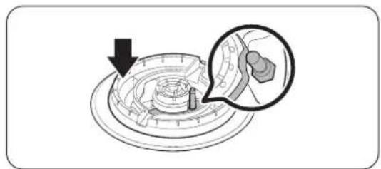 Dacor DOP30T840GS - Dual Burner head / caps - 2