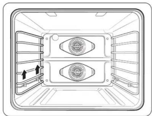 Dacor DOP30T840GS - Retiro de las parrillas verticales - 1