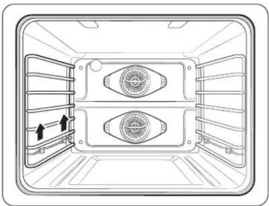 Dacor DOP30T840GS - Retrait des supports à échelle - 1