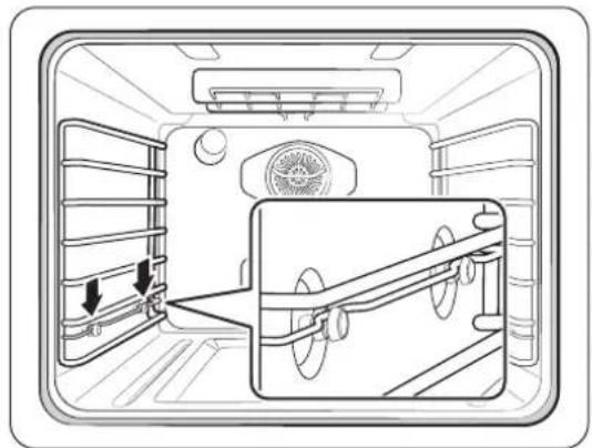 Dacor DOP30T840GS - Reemplazo de las parrillas verticales - 3