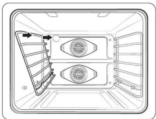 Dacor DOP30T840GS - Removing the Ladder racks - 3