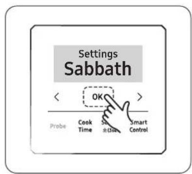 Dacor DOP30T840GS - Comment utiliser la fonction sabbath - 3