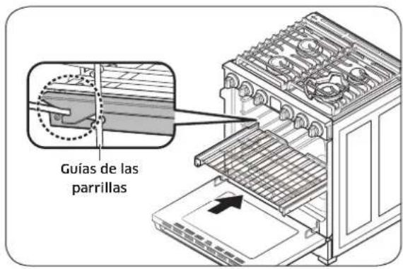 Dacor DOP30T840GS - Instalación de la parrilla deslizante - 1