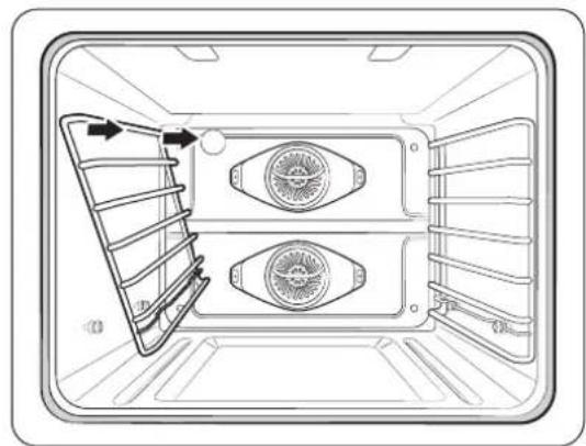 Dacor DOP30T840GS - Retiro de las parrillas verticales - 3