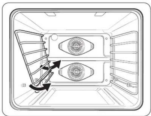 Dacor DOP30T840GS - Removing the Ladder racks - 2