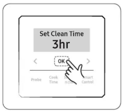 Dacor DOP30T840GS - Procédure d'exécution d'un cycle d'autonettoyage - 2