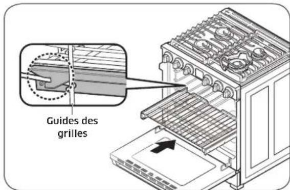 Dacor DOP30T840GS - Installation de la grille coulissante - 1