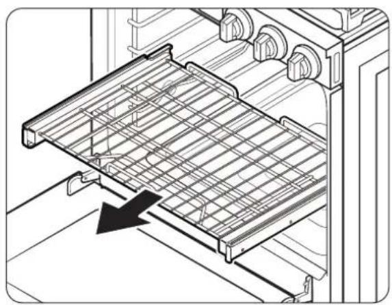 Dacor DOP30T840GS - Retrait de la grille coulissante - 1