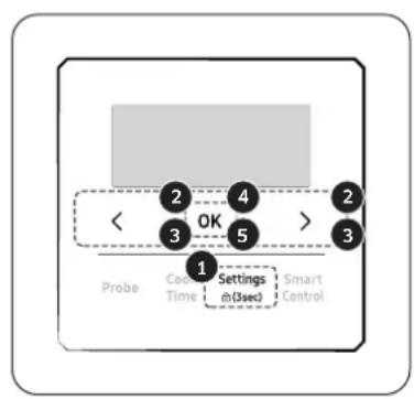 Dacor DOP30T840GS - How to set the timer - 1