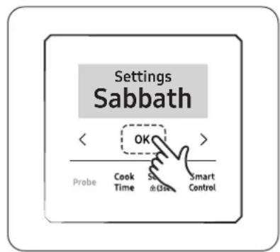 Dacor DOP30T840GS - como utilizar la funciona Sabbath (sabbat) - 3